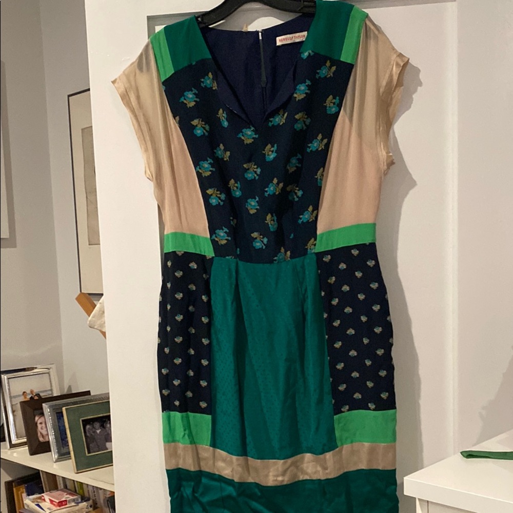 Rebecca Taylor Colorful Patchwork Dress